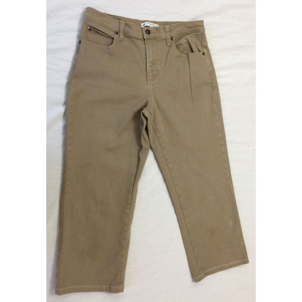 LEE RELAXED FIT AT HE WAIST WOMENS JEANS CAPRIS PANTS SIZE 6
